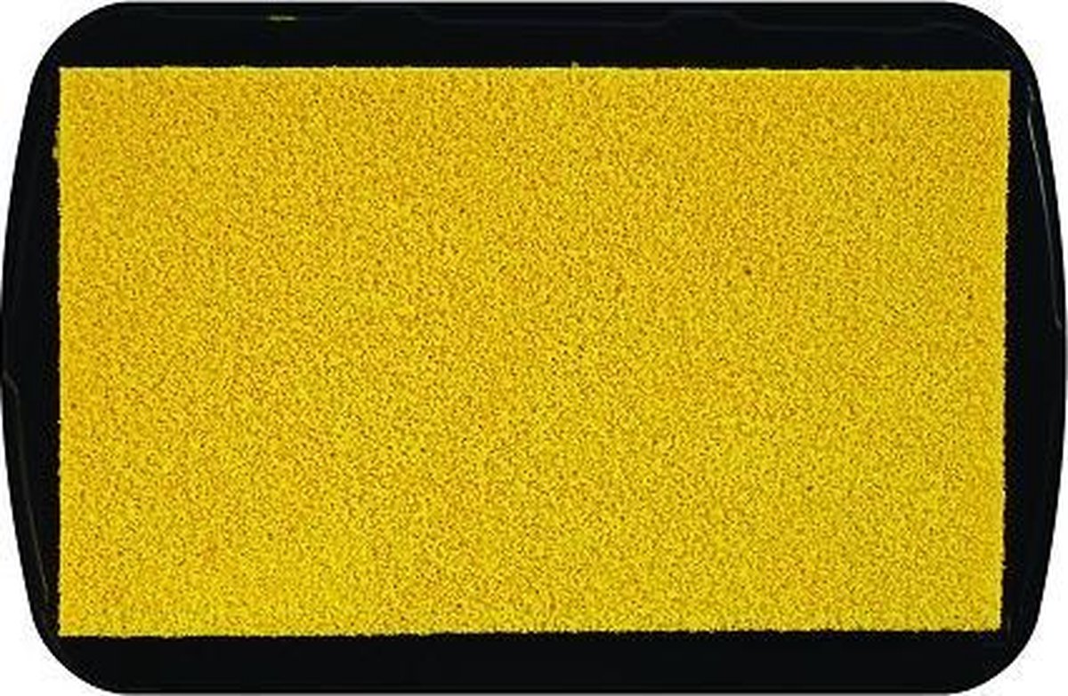 Stpad01 geel stempelkussen - pigment inkt waterbasis Nellie Snellen - yellow